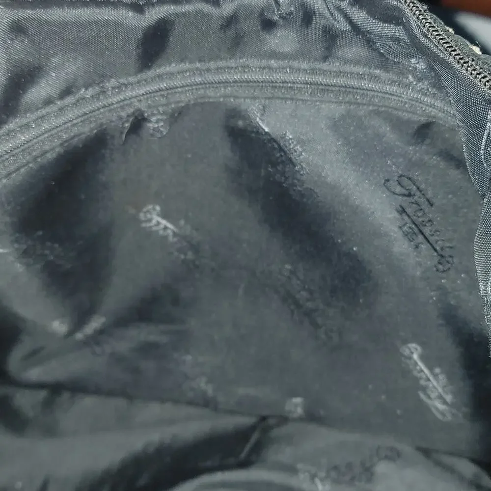 Vintage Fossil Pebbled Leather Hobo